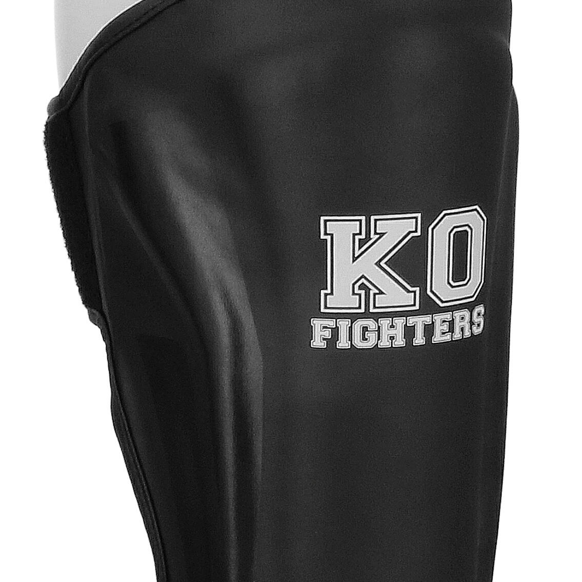 KO Fighters – Protège-tibias Kickboxing – Muay Thai & MMA – Noir 3/7