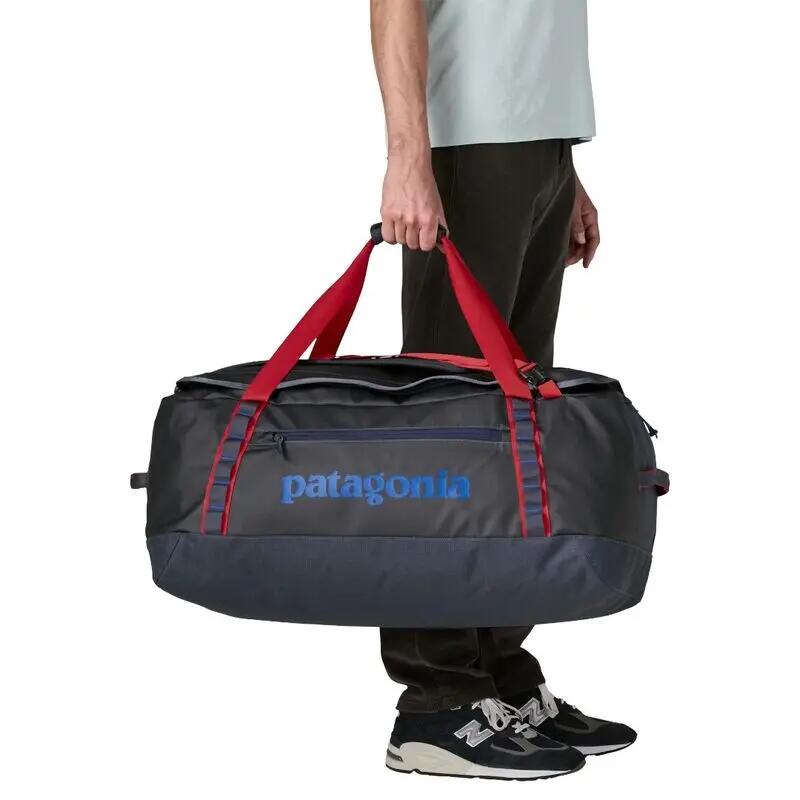 Bolsa Negra Patagonia Hole® Duffel 70L Matte Smolder Blue Amanita Red con Base 3/5
