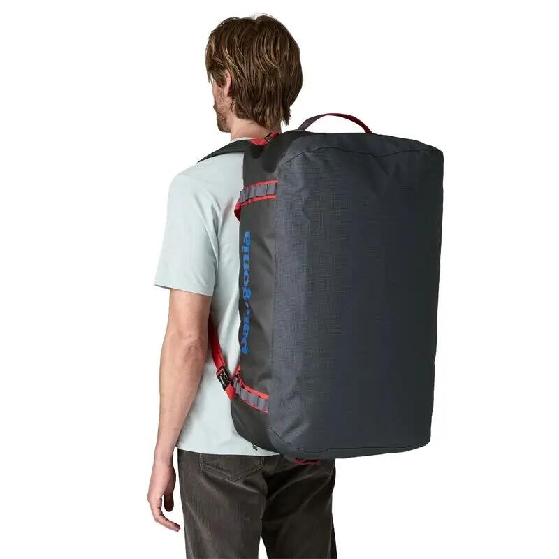 Bolsa Negra Patagonia Hole® Duffel 70L Matte Smolder Blue Amanita Red con Base 4/5