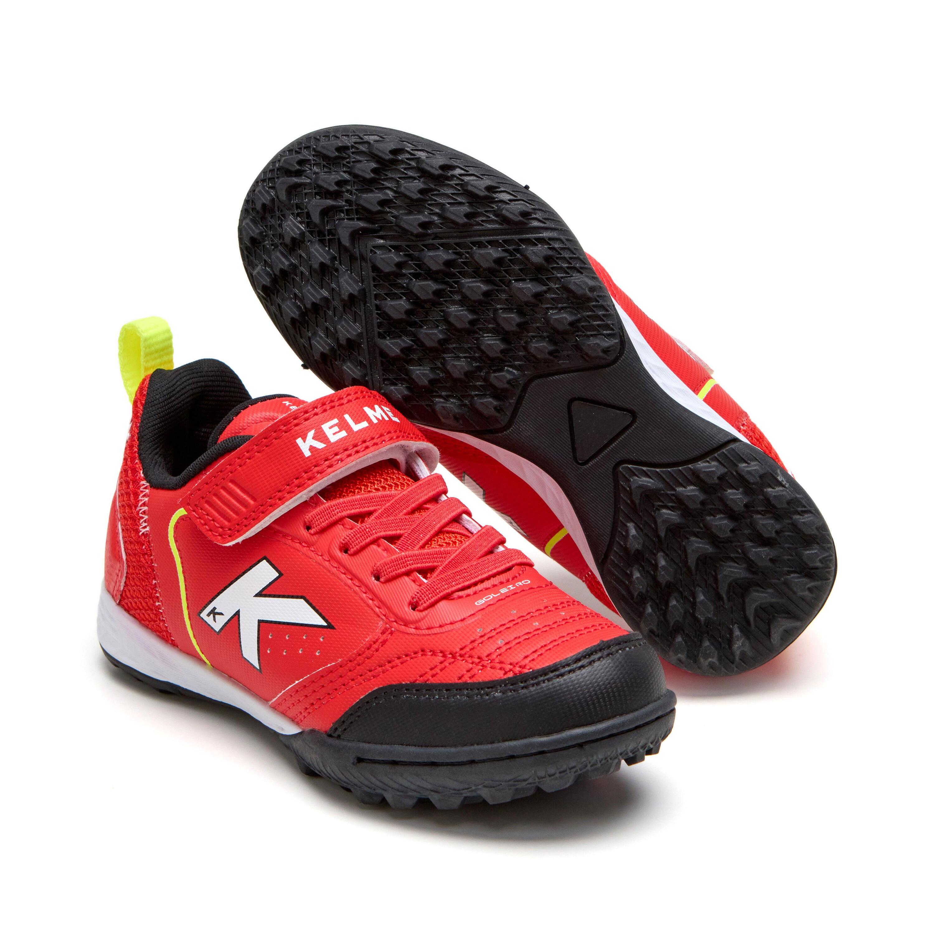 Kelme Zapatillas De Niño Goleiro Turf Elastic Rojo Unisex 2/4