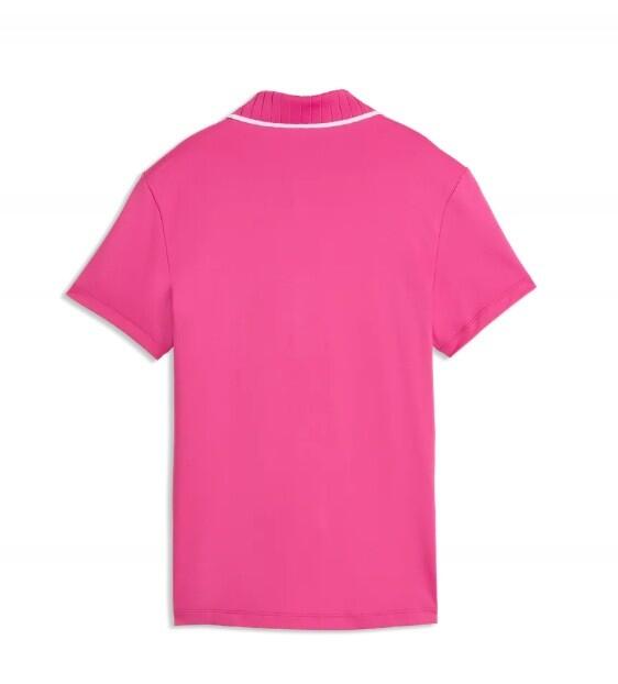 Polo de golf Puma Cloudspun Bridges SS pour femme, fuchsia 2/2