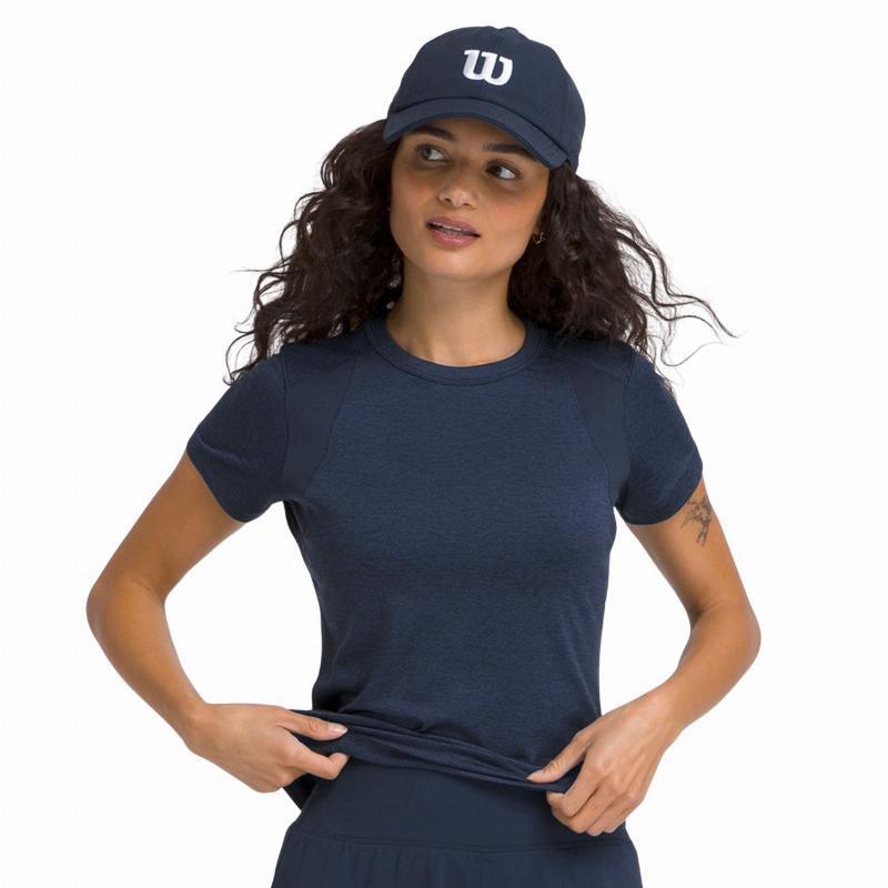 Camiseta Feminina Wilson All Day Azul Marinho 4/5
