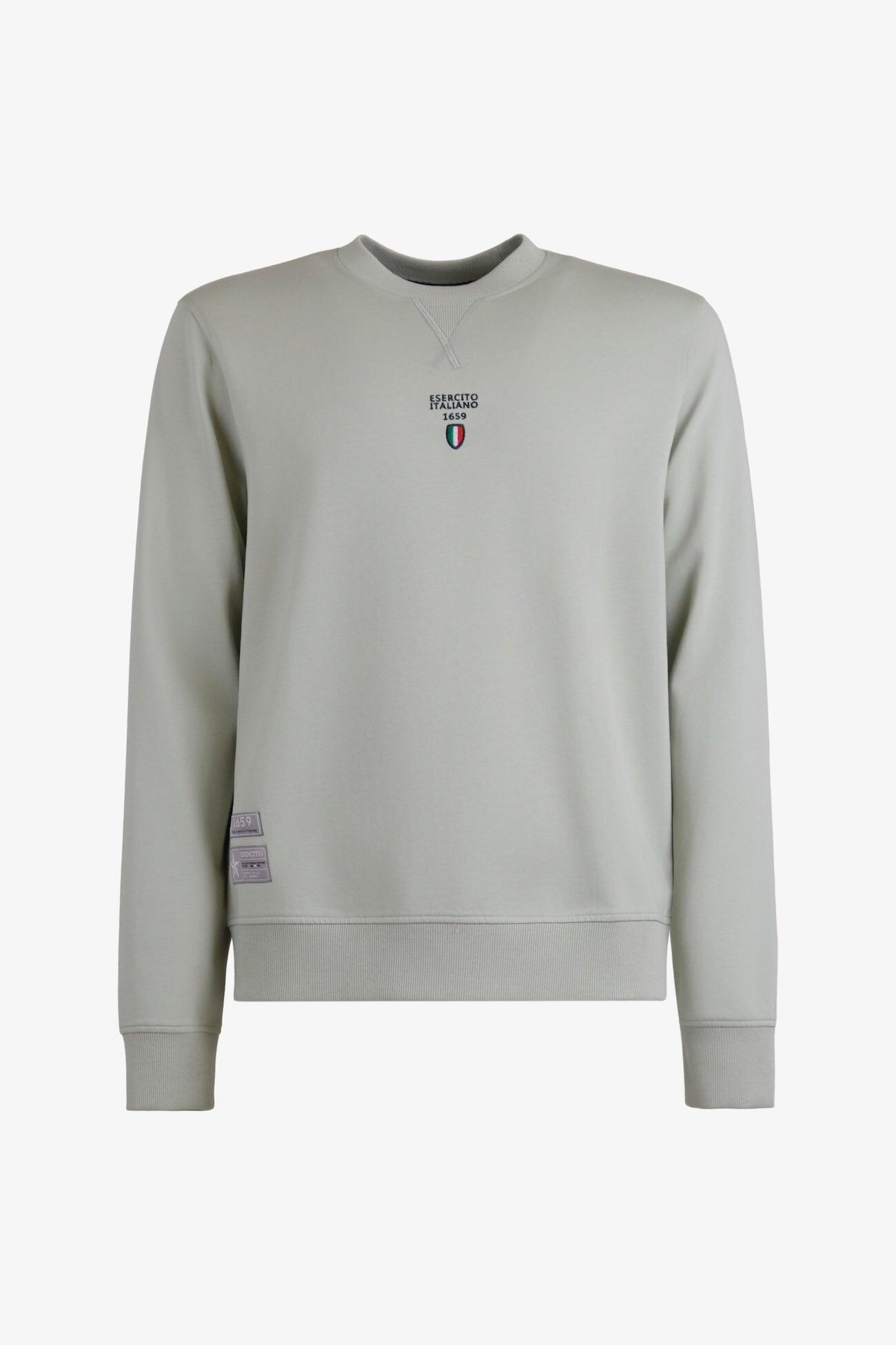 Felpa Esercito girocollo uomo 2/5