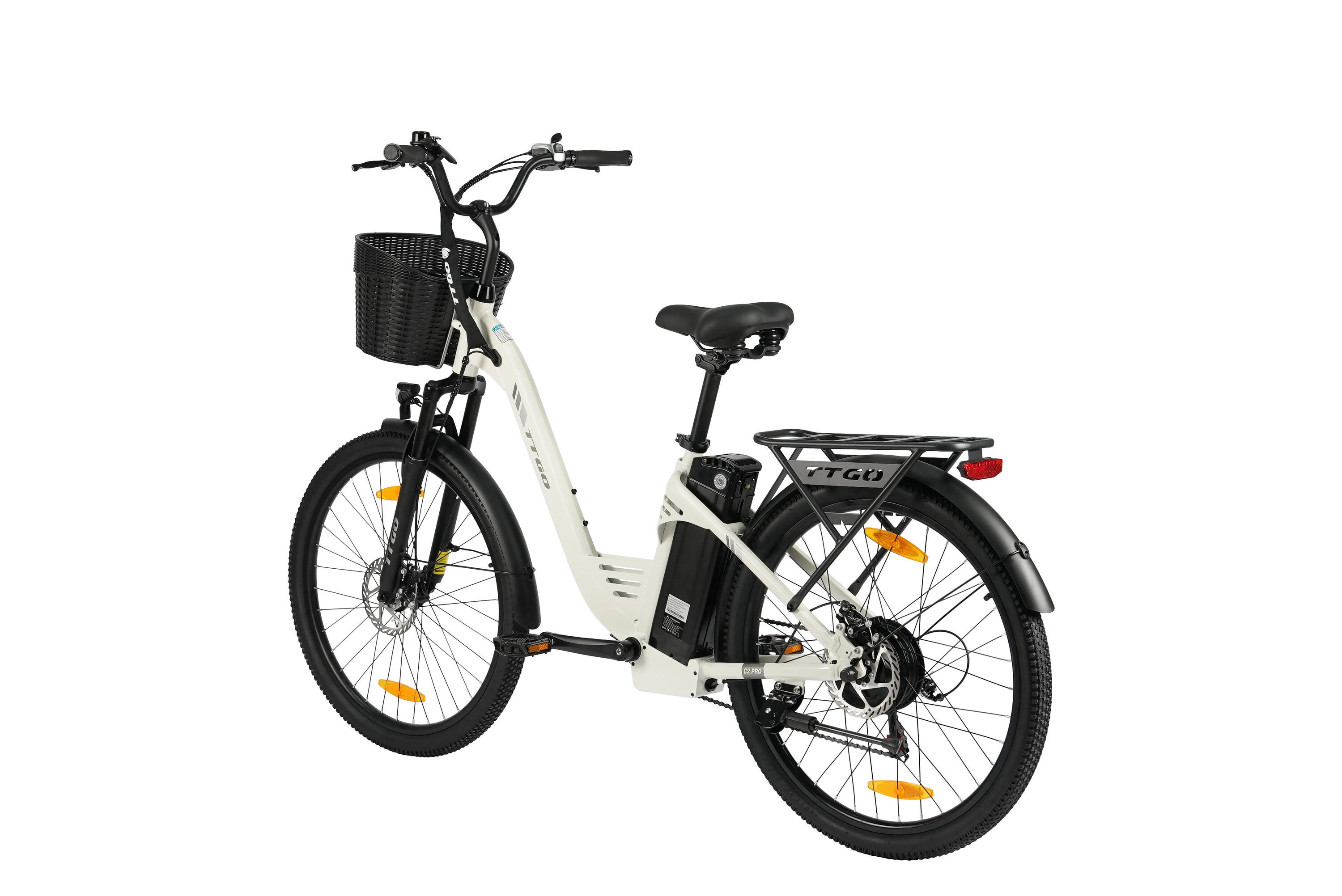 C2Pro Vélo électrique 26" 36V 250W 120km Shimano 7 vitesses 4/6