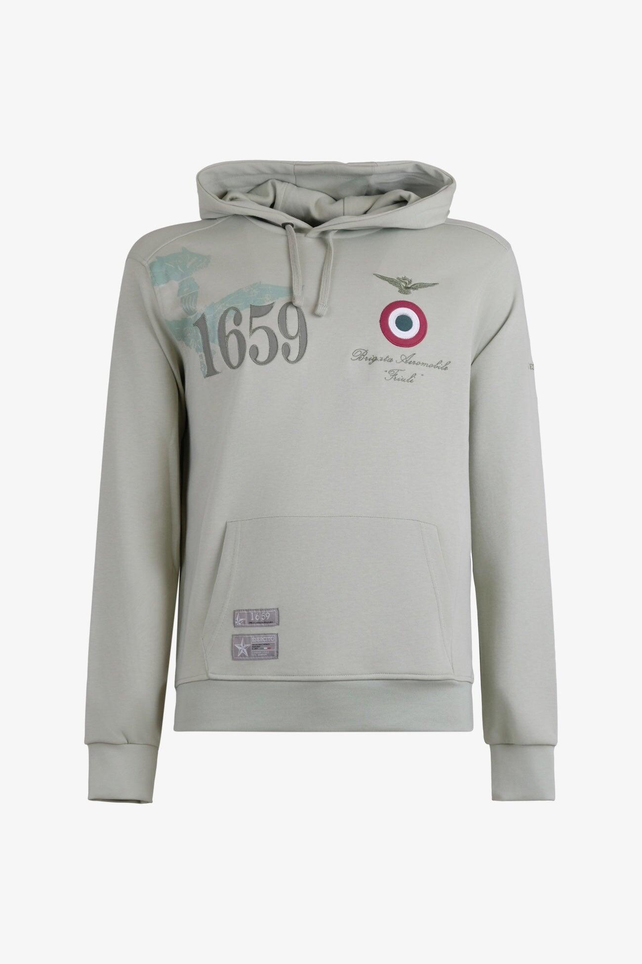 Felpa Aviazione Esercito con cappuccio uomo 2/6