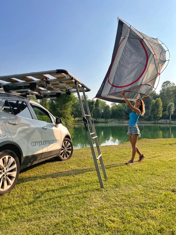 CampUp Karma – Rack da Tetto e Base per Tenda  - Made in Italy - Original 2/4