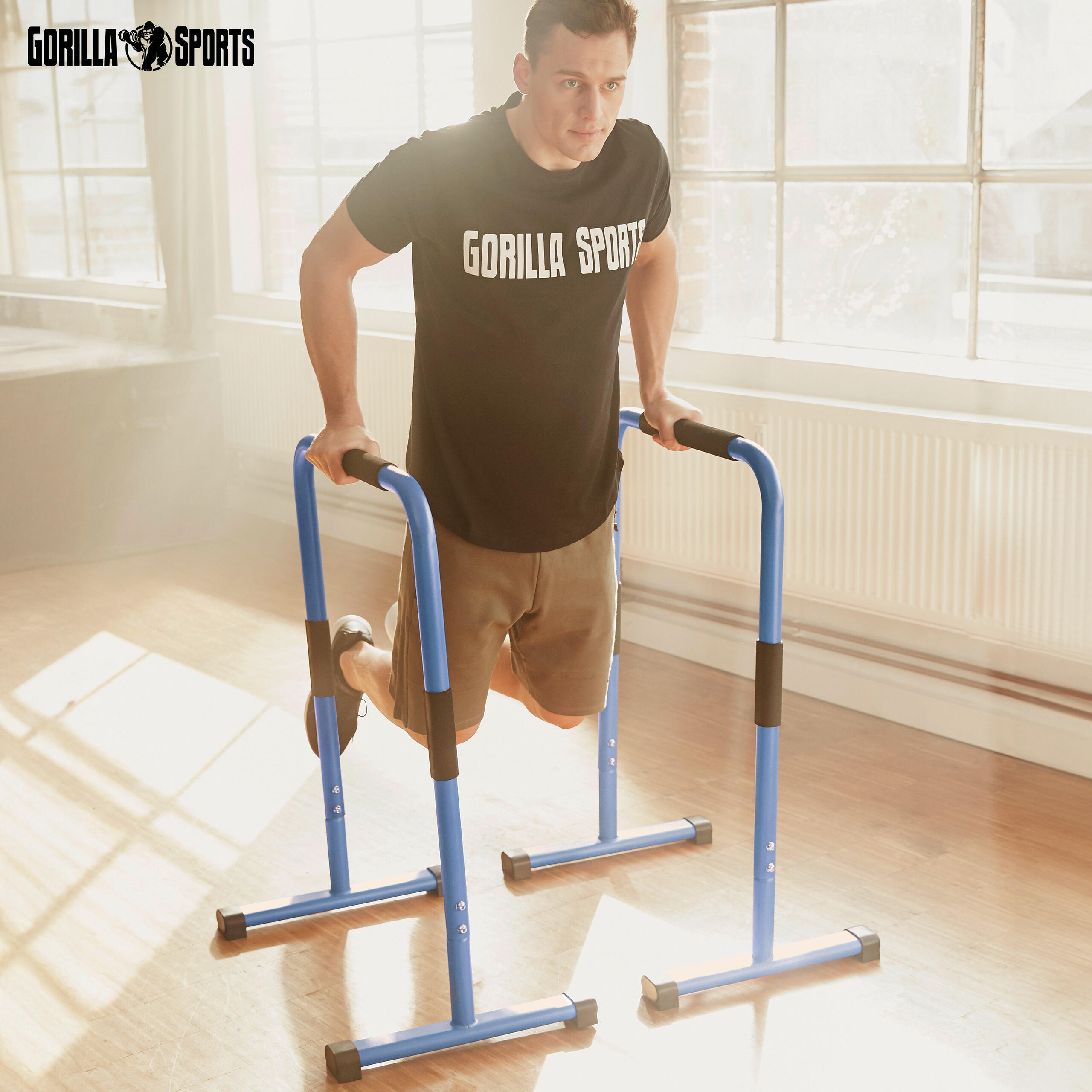 BARRES PARALLÈLES | BARRES A DIPS ET CROSS TRAINING | 94CM | COLORIS AU CHOIX 7/7