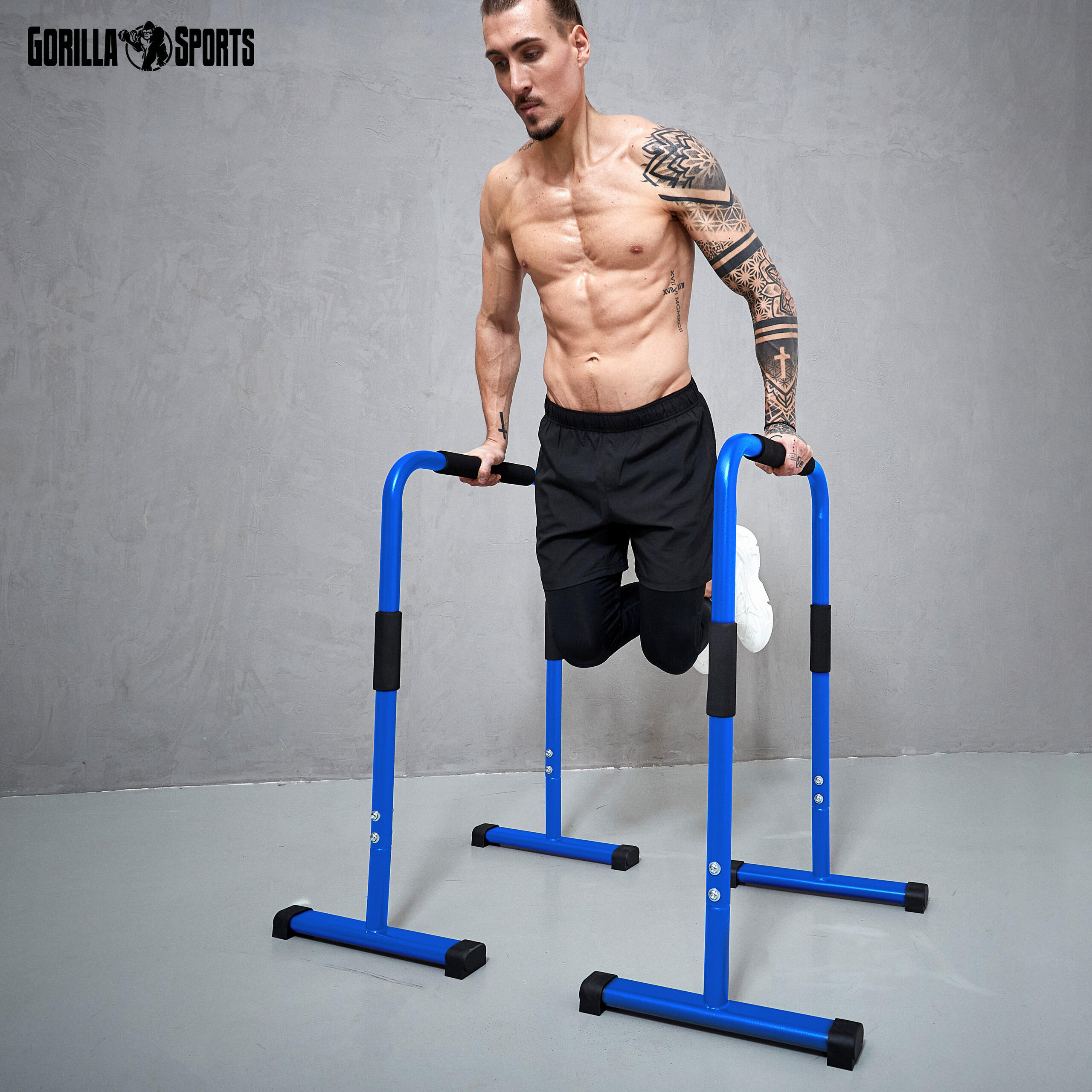 BARRES PARALLÈLES | BARRES A DIPS ET CROSS TRAINING | 94CM | COLORIS AU CHOIX 6/7