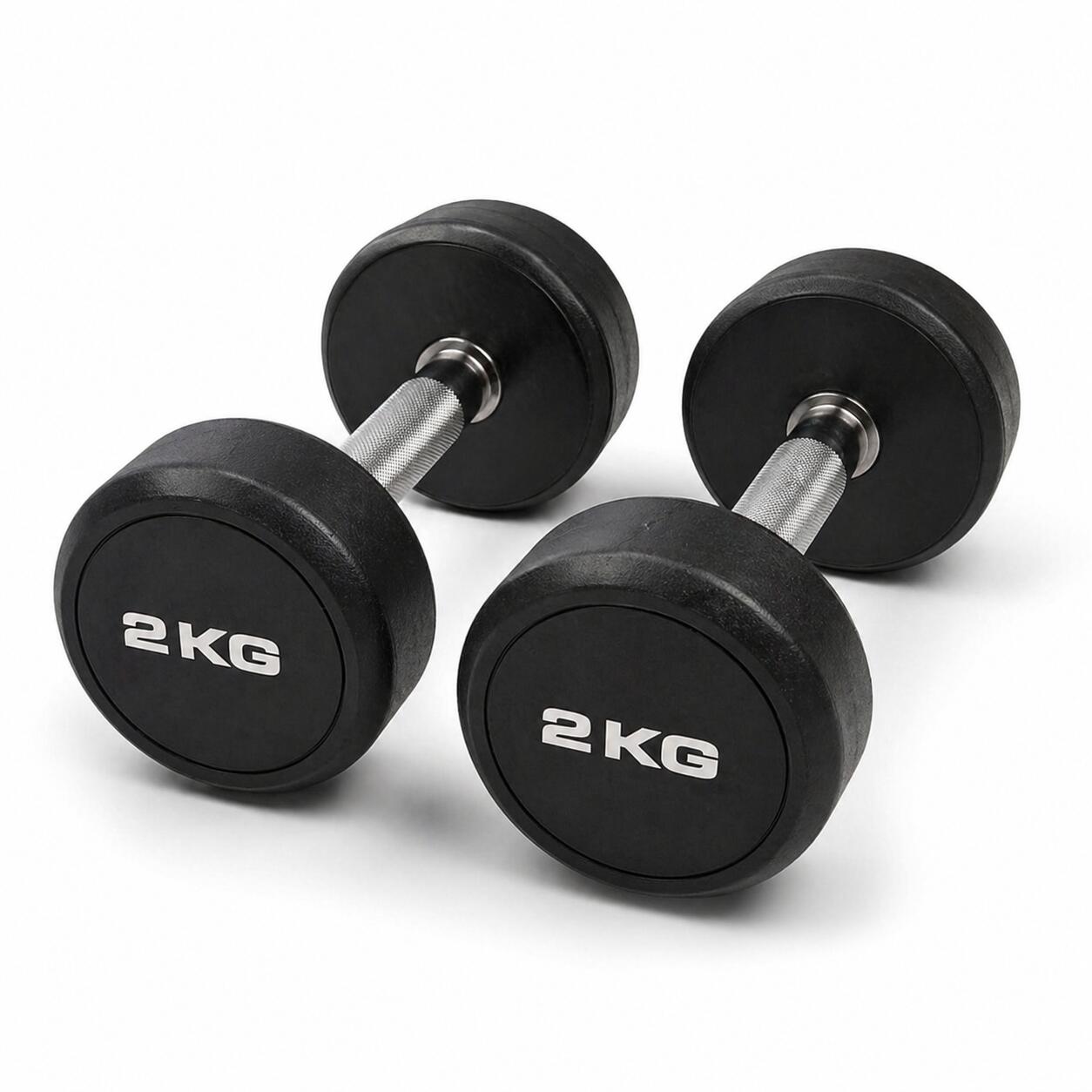 Mancuernas Redondas 2 kg (par) Fitness Musculación 2/3