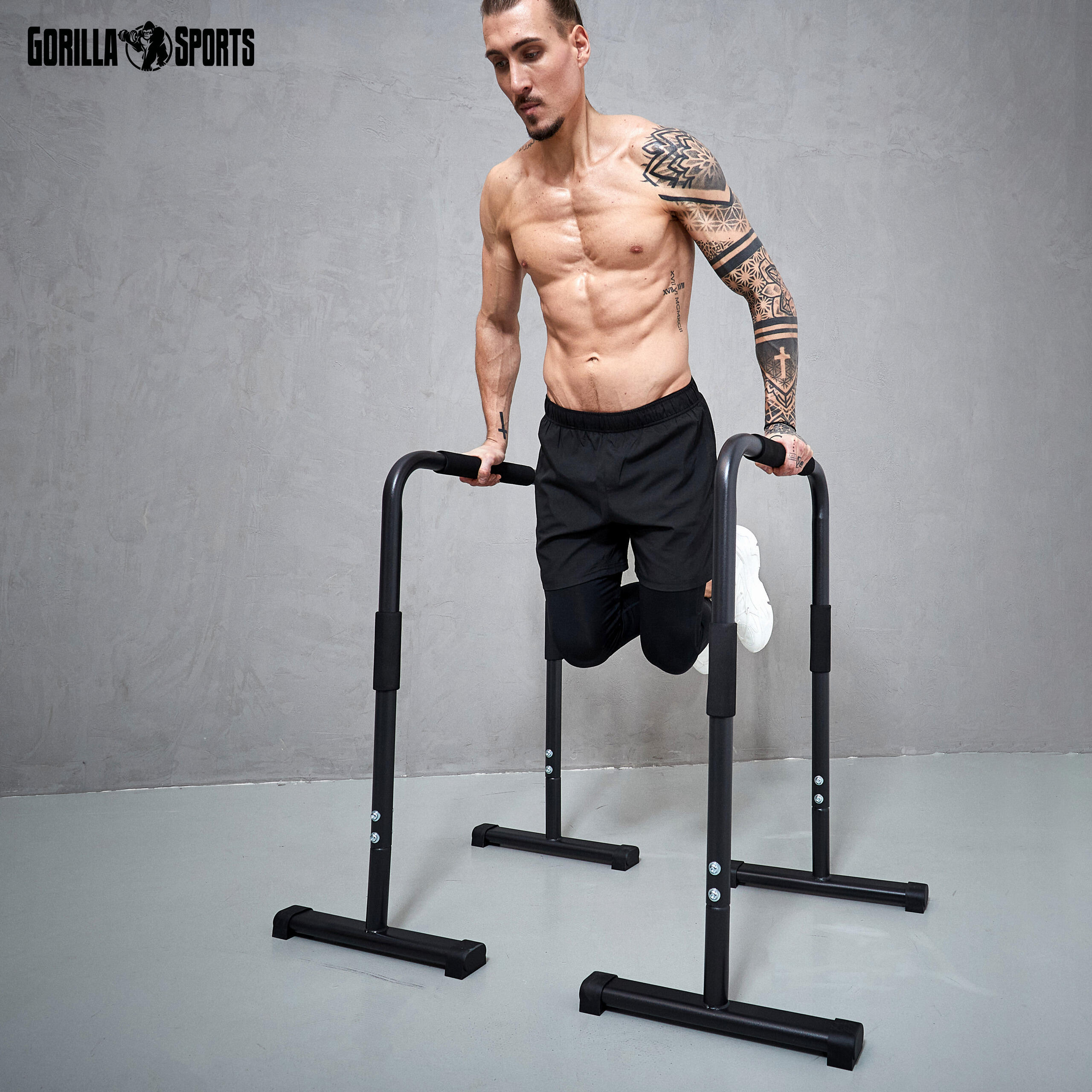 BARRES PARALLÈLES | BARRES A DIPS ET CROSS TRAINING | 94CM | COLORIS AU CHOIX 6/7