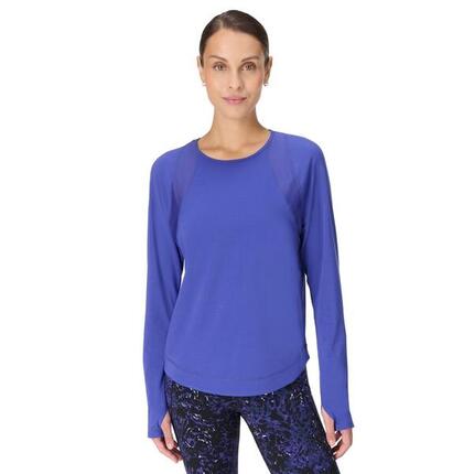 SWEATY BETTY Breathe Easy Mesh Long Sleeve Top T-shirt WIT XS