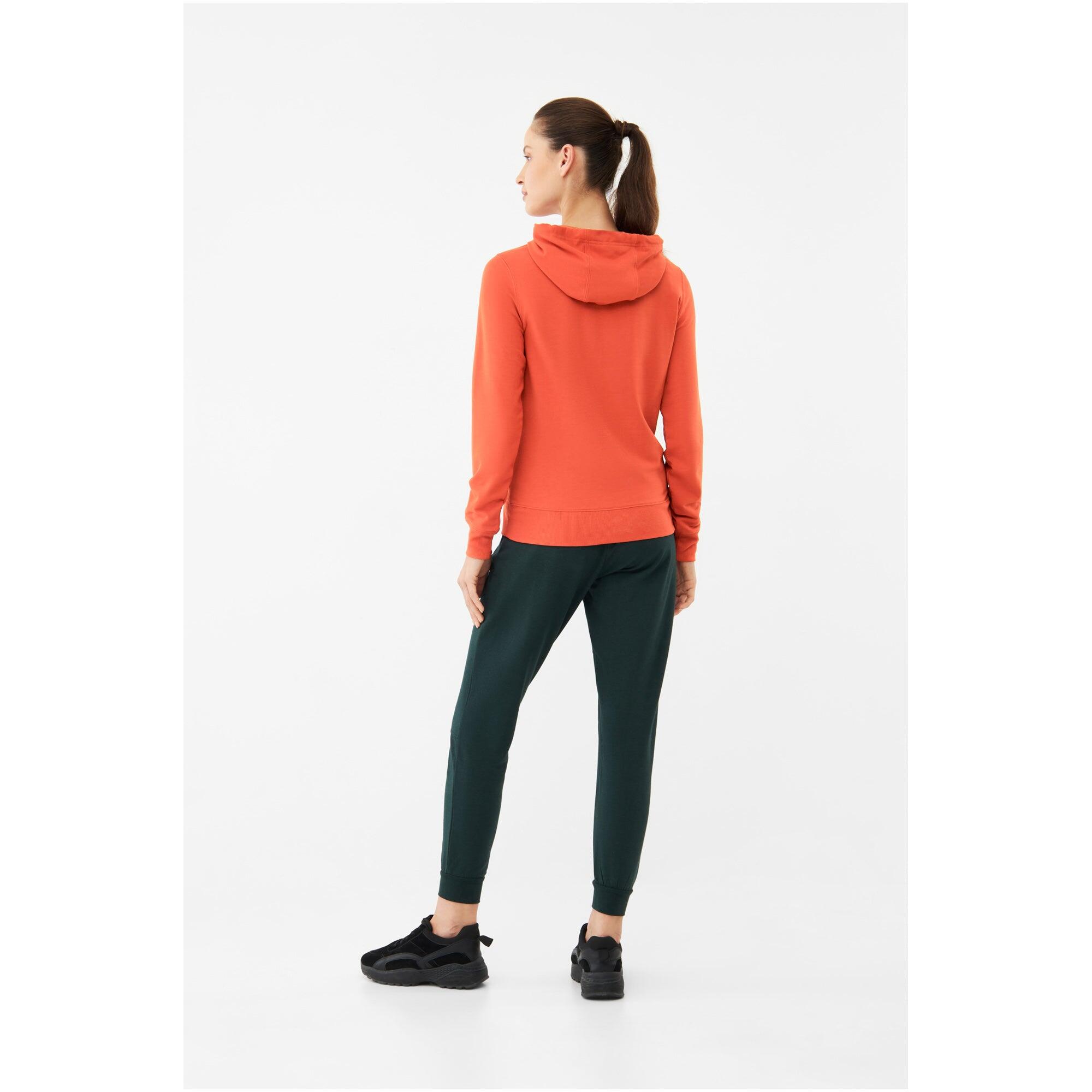 Sweat à Capuche en Bambou Viking "Panaka Lady" S Orange 4/7