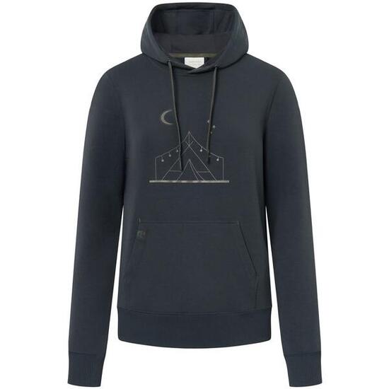 Felpa con cappuccio donna Viking Panaka Women blu navy L