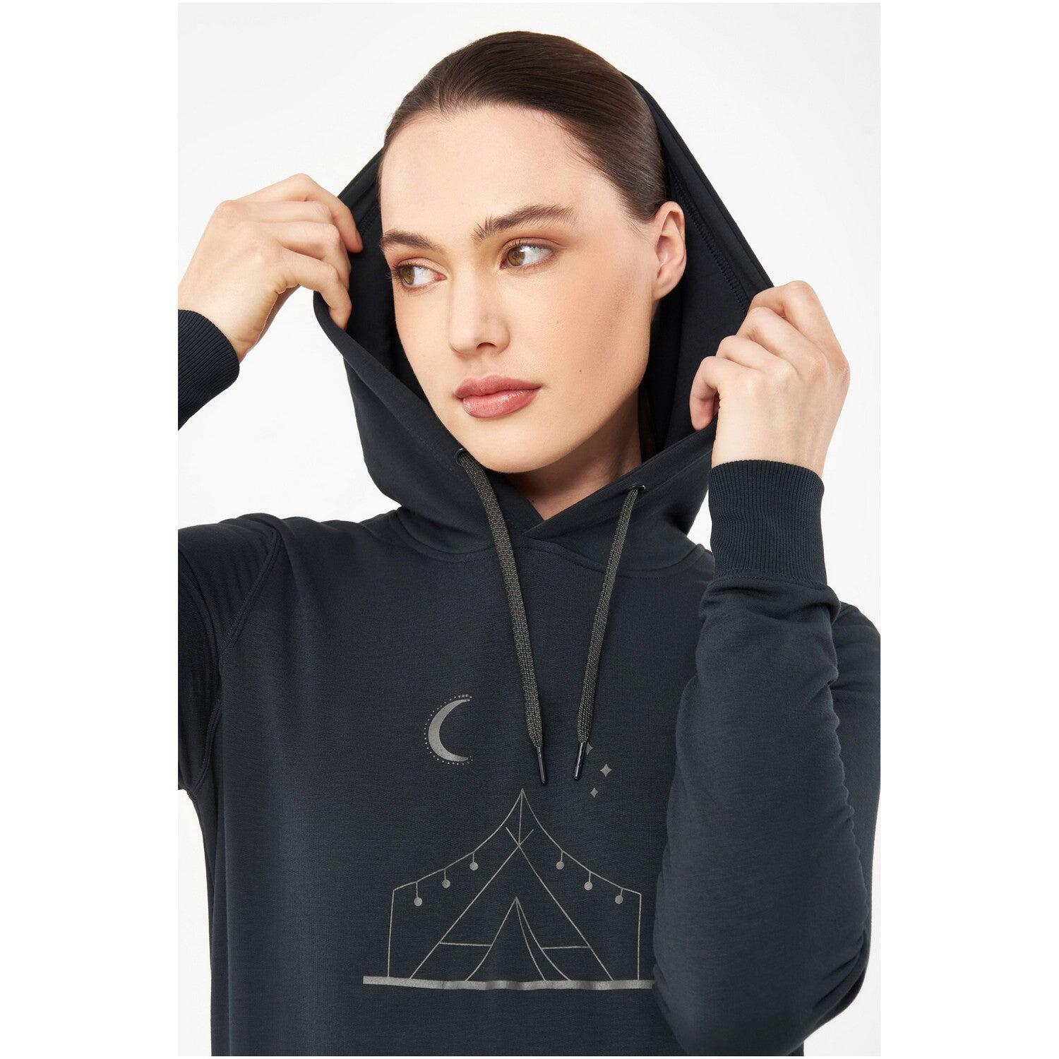 Felpa con cappuccio donna Viking Panaka Women blu navy M 6/7