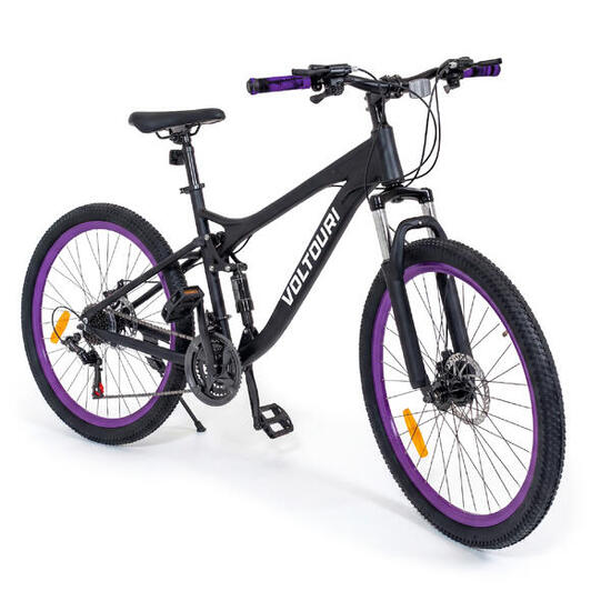 VTT - VOLTOURI BK06 - 26 pouces, suspension, freins à disque, 21 vitesses