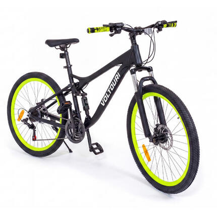 VTT - VOLTOURI BK05 - 26 pouces, suspension, freins à disque, 21 vitesses