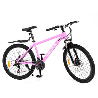 Mountainbike - voltouri bk07 - 26 inch, vering, schijfremmen, 21 versnellingen