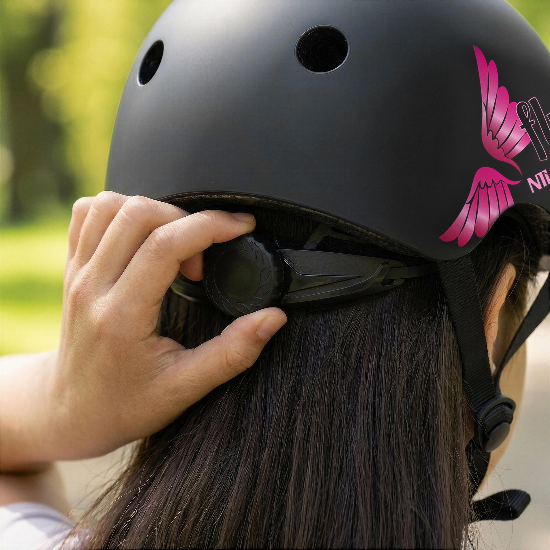 MTW001 FLY KASK RÓŻOWY L(58-61CM) NILS EXTREME 5/7
