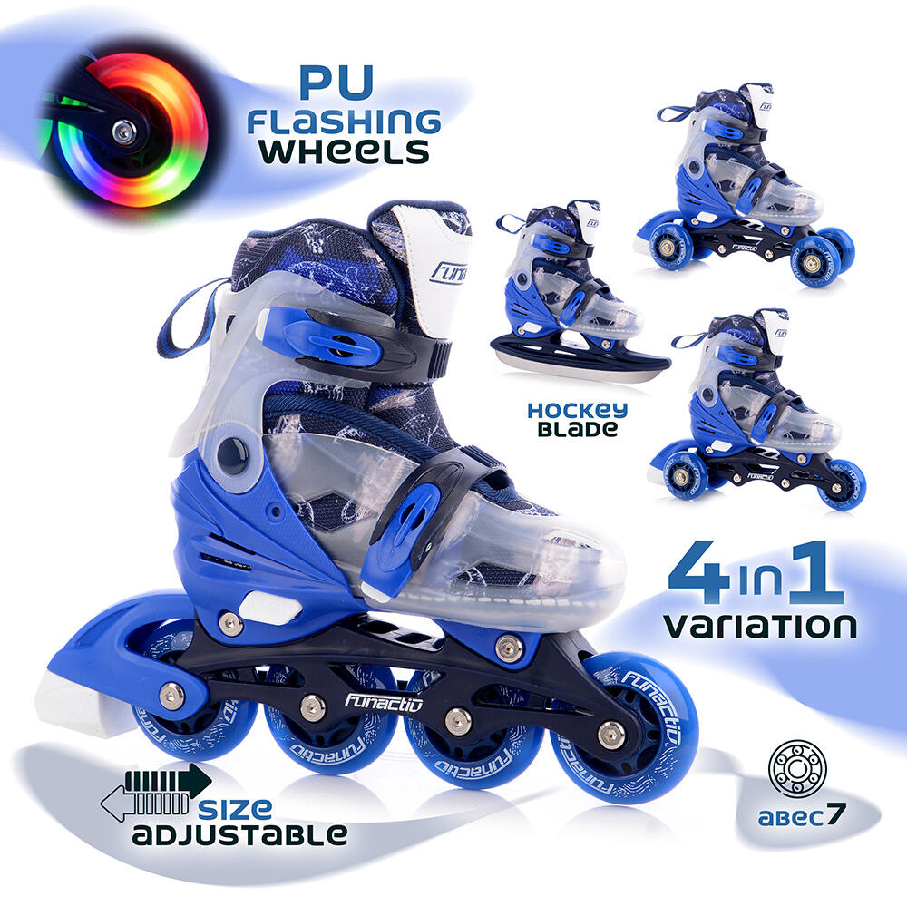 FUNACTIV Roztahovací brusle ADAPT 4in1