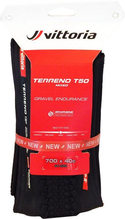 Pneumatico Vittoria Terreno Mixed Gravel Endurance T50 G2.0 Tubeless Ready Brown 3/4