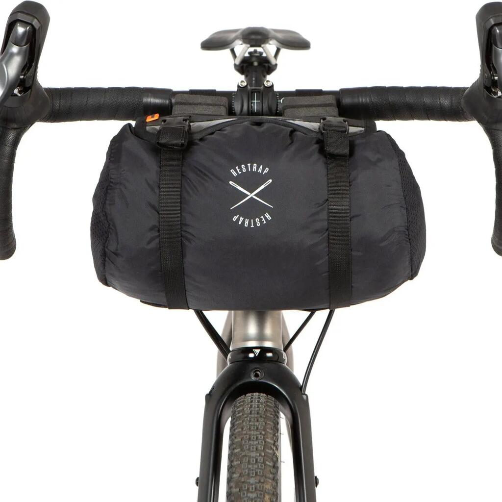 Restrap Race Bar Bag - Drop Bar 7L Handlebar Bag Black