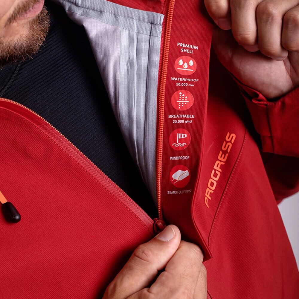 Pánská outdoorová laminátová bunda Progress Alpen Jkt 5/7