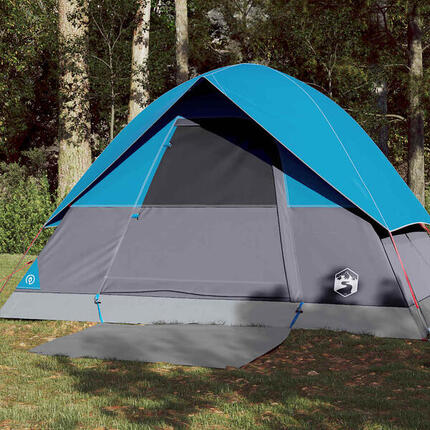 VidaXL wasserdichtes Kuppelzelt für 3 Personen blau