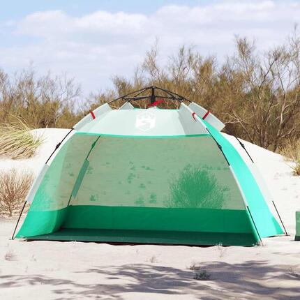 Vidaxl tente de plage 2 personnes - imperméable et à montage rapide