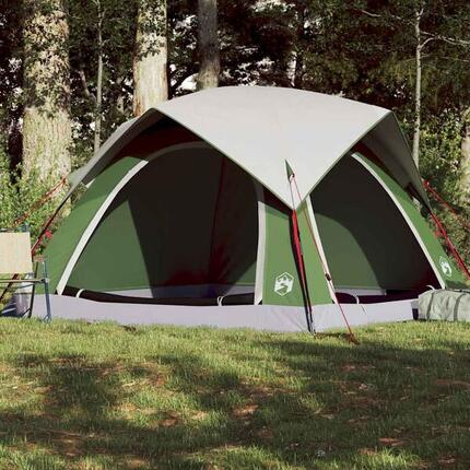 Tente VidaXL 4 personnes imperméable verte