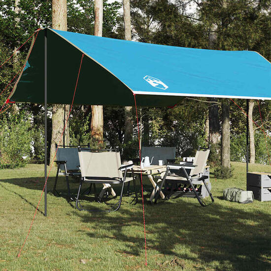 VidaXL wasserdichtes Camping-Vordach 460x305x210 cm blau