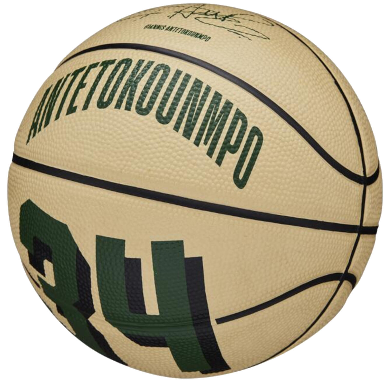 Mini piłka do koszykówki dla dzieci Wilson NBA Player Icon Giannis 3/4