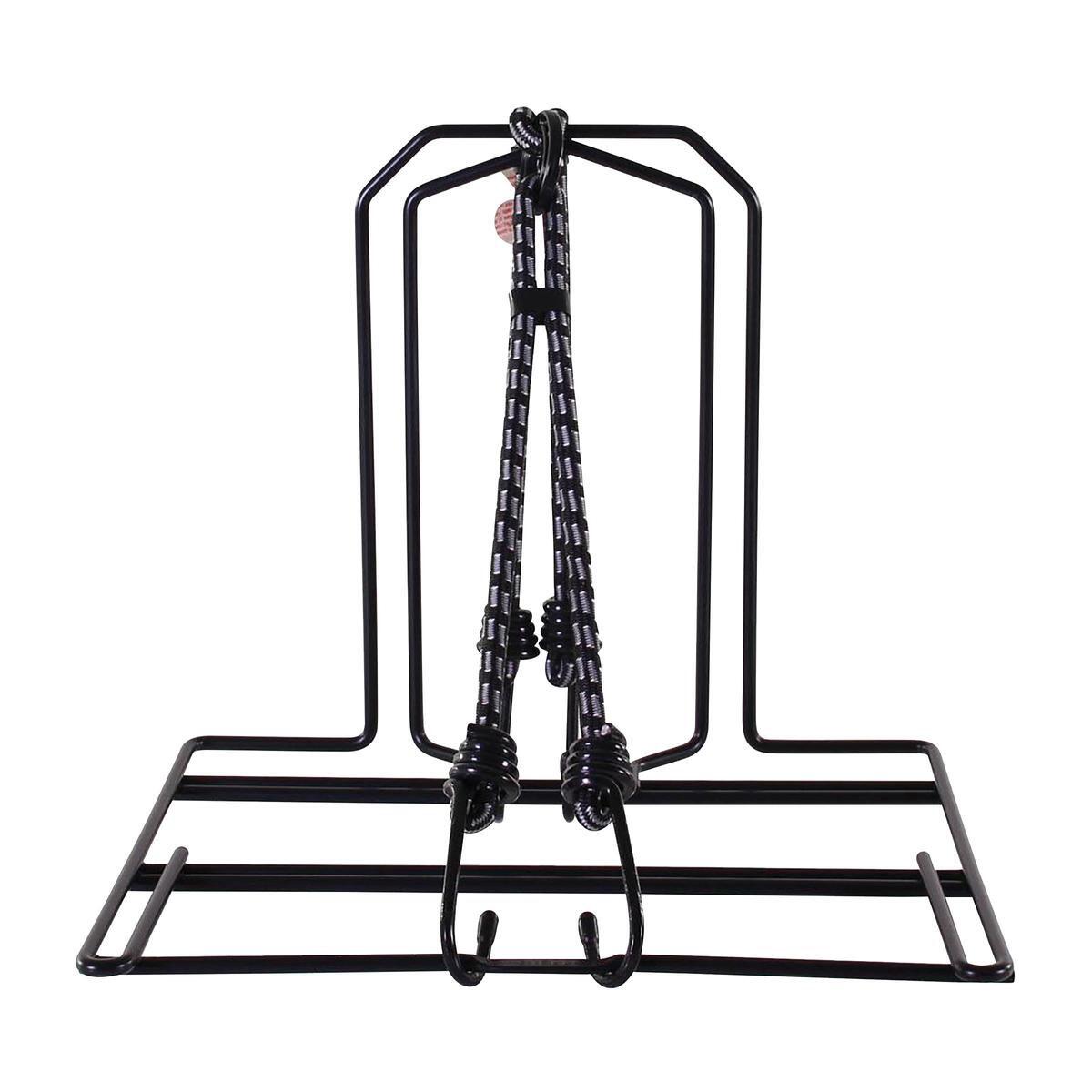 Rallonge porte-bagages en acier 31 x 27 cm noire 2/5