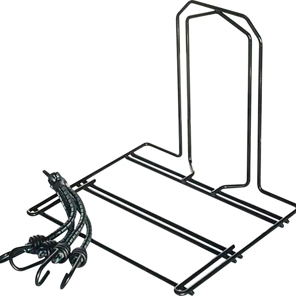 Luggage Carrier Extender Steel 31 x 27 cm Black
