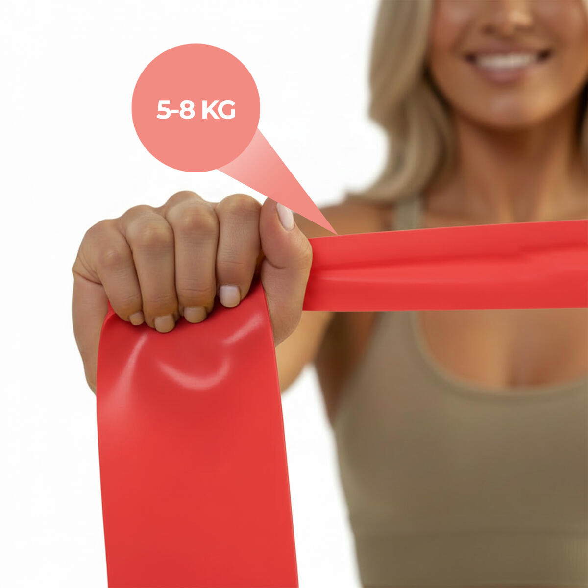 Guma Do Ćwiczeń Taśma Rehabilitacyjna Fit.me 150cm x 15cm 3/7