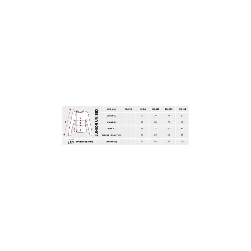 Set de lenjerie de corp termică pentru copii Viking Arctis Polartec