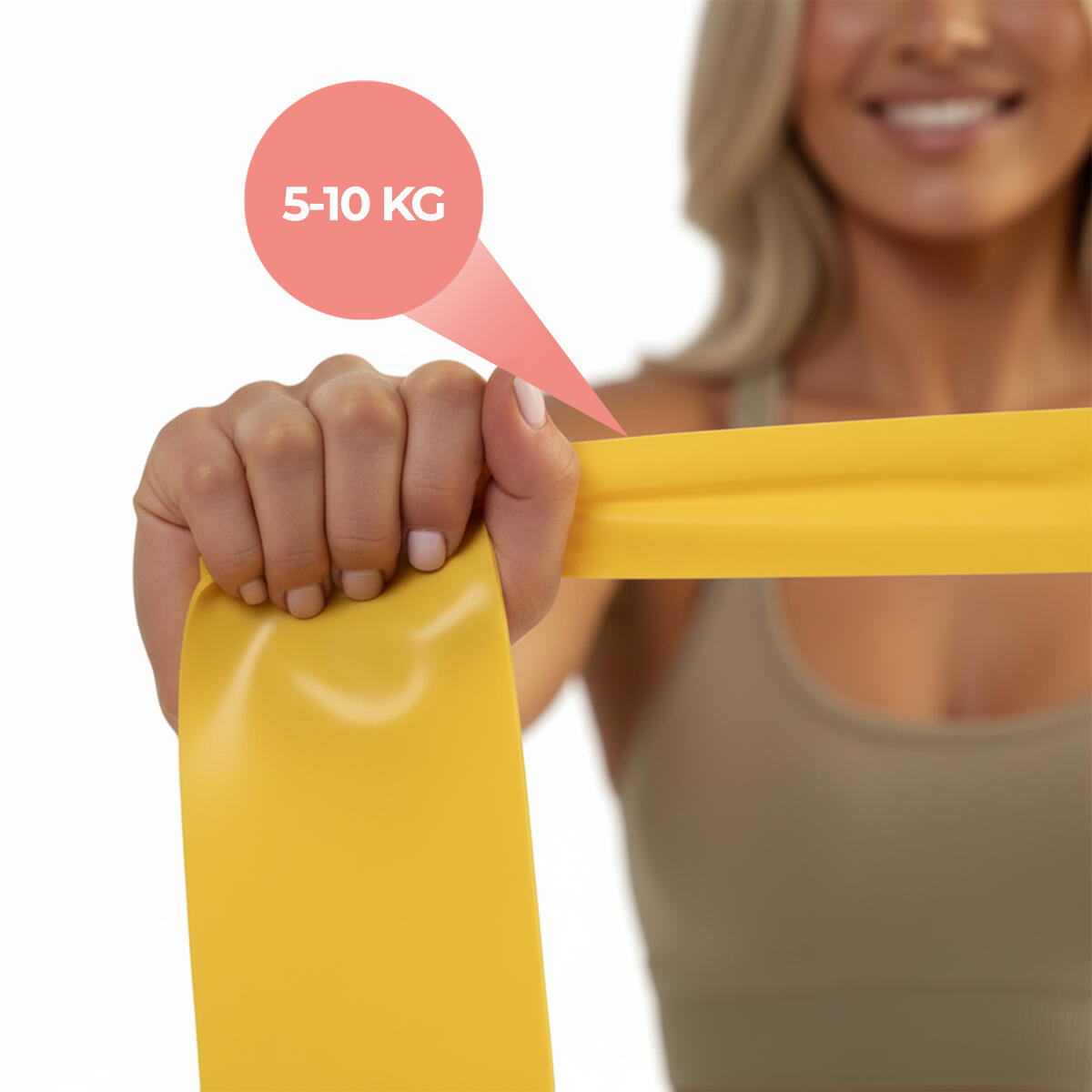 Taśma guma oporowa flat band TPE 150 × 15 cm 3/7