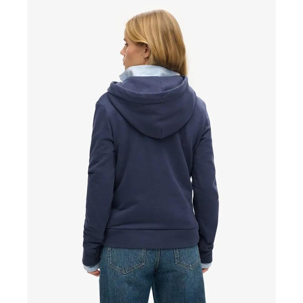 Sudadera con Capucha Lisa Superdry Marine para Mujer 3/5