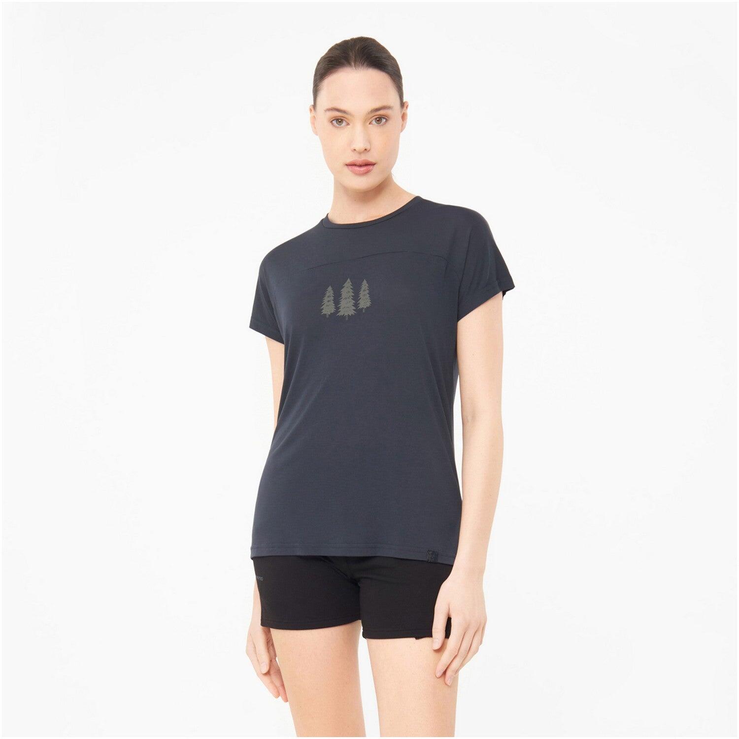 Trekking-T-Shirt Damen Likelo 2/7
