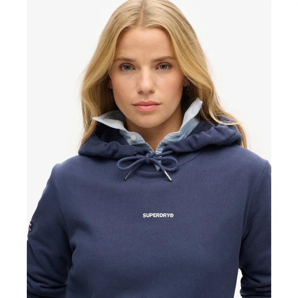 Sudadera con Capucha Lisa Superdry Marine para Mujer 5/5