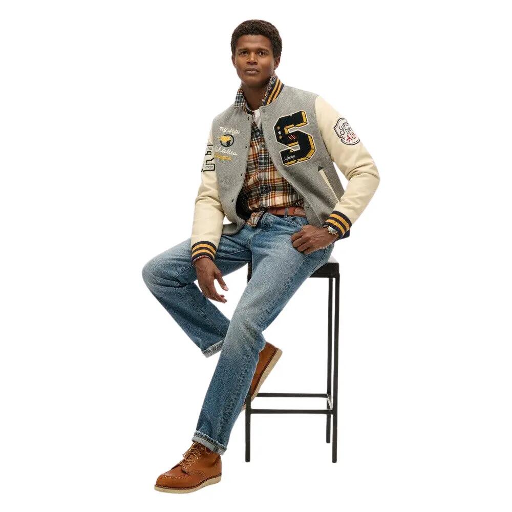 Bomber con toppe Superdry College 4/7