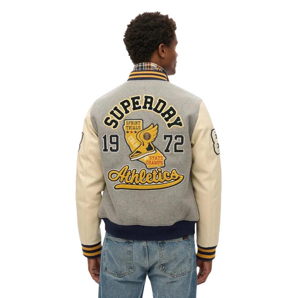 Bomber con toppe Superdry College 6/7
