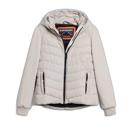 Veste matelassée hybride à capuche Storm de SUPERDRY