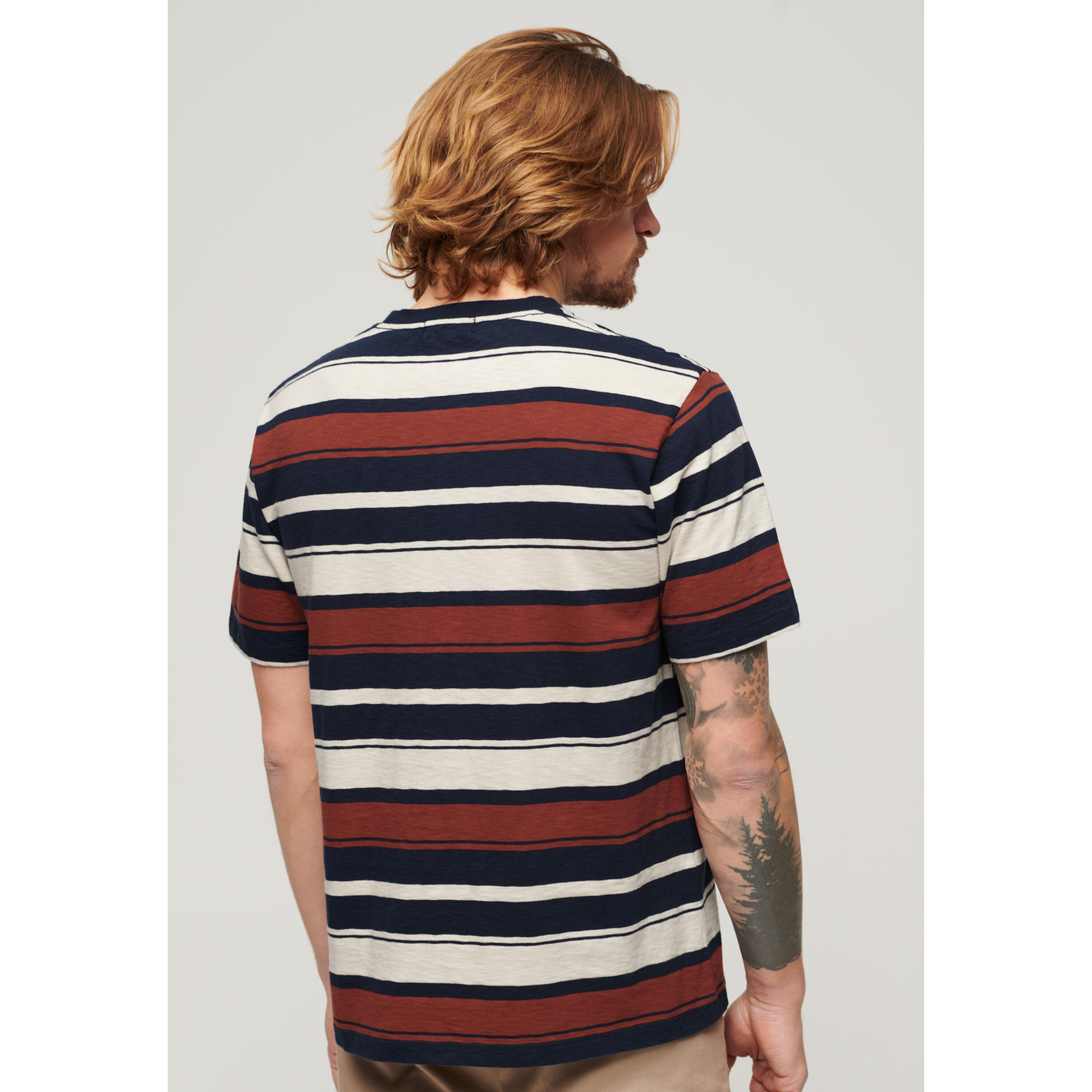 T-shirt à rayures décontracté 4/7