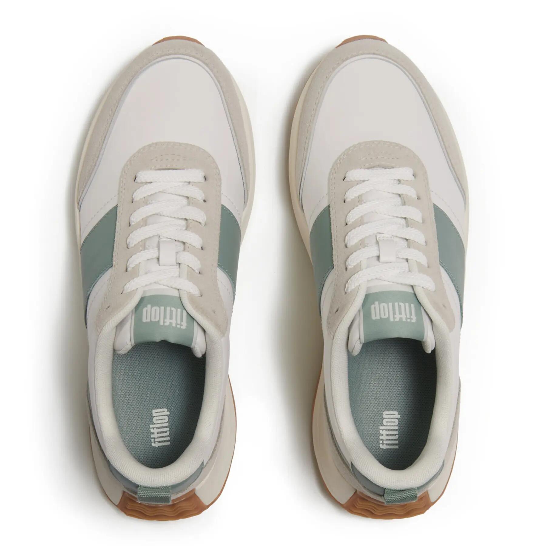 Baskets en cuir/daim femme FitFlop F-Mode Flow 3/7