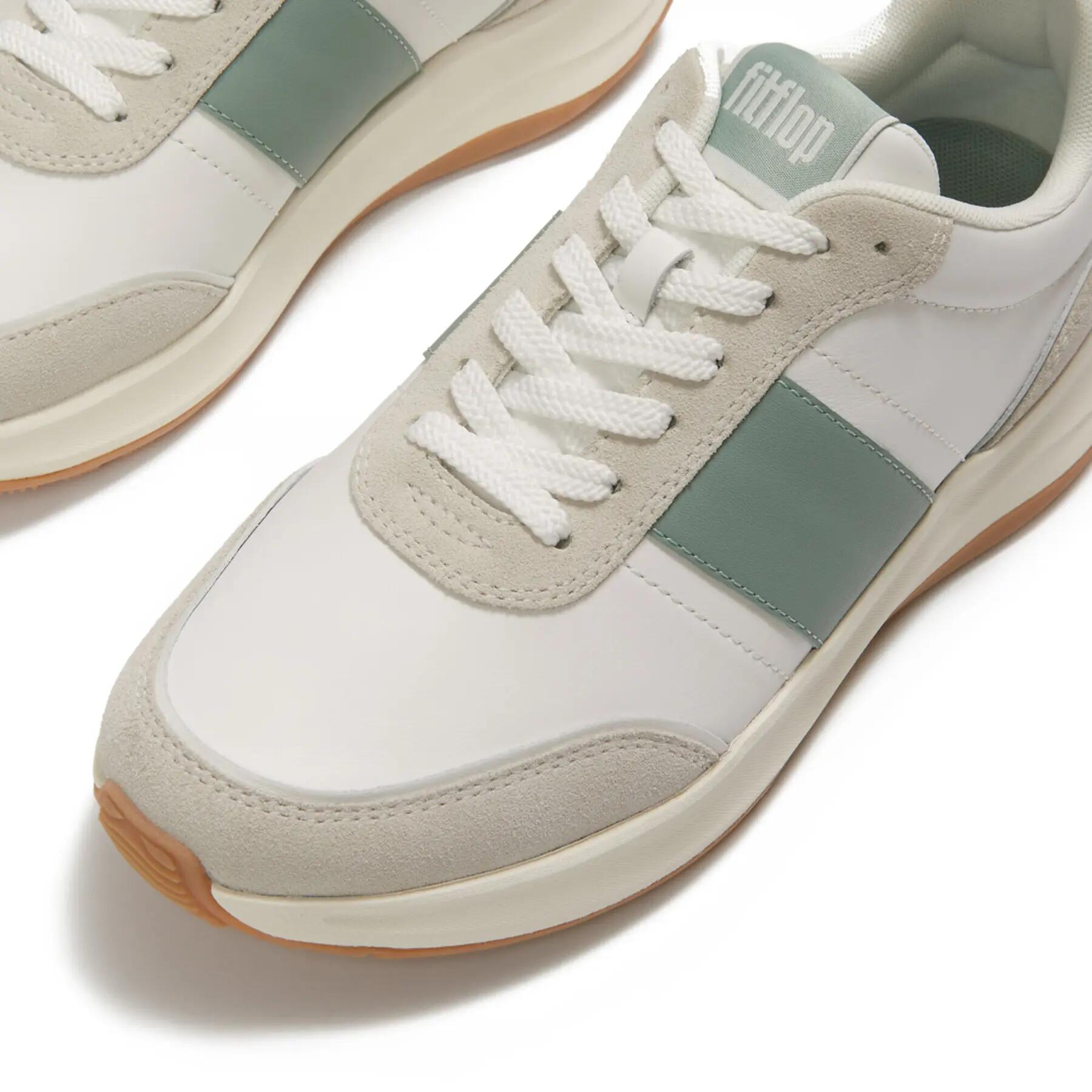 Baskets en cuir/daim femme FitFlop F-Mode Flow 5/7
