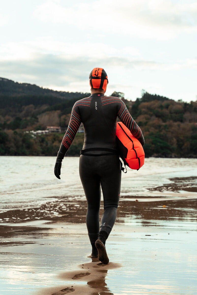 Cuffia da nuoto in neoprene ad alta visibilità Orca - Taglia XXL 6/7