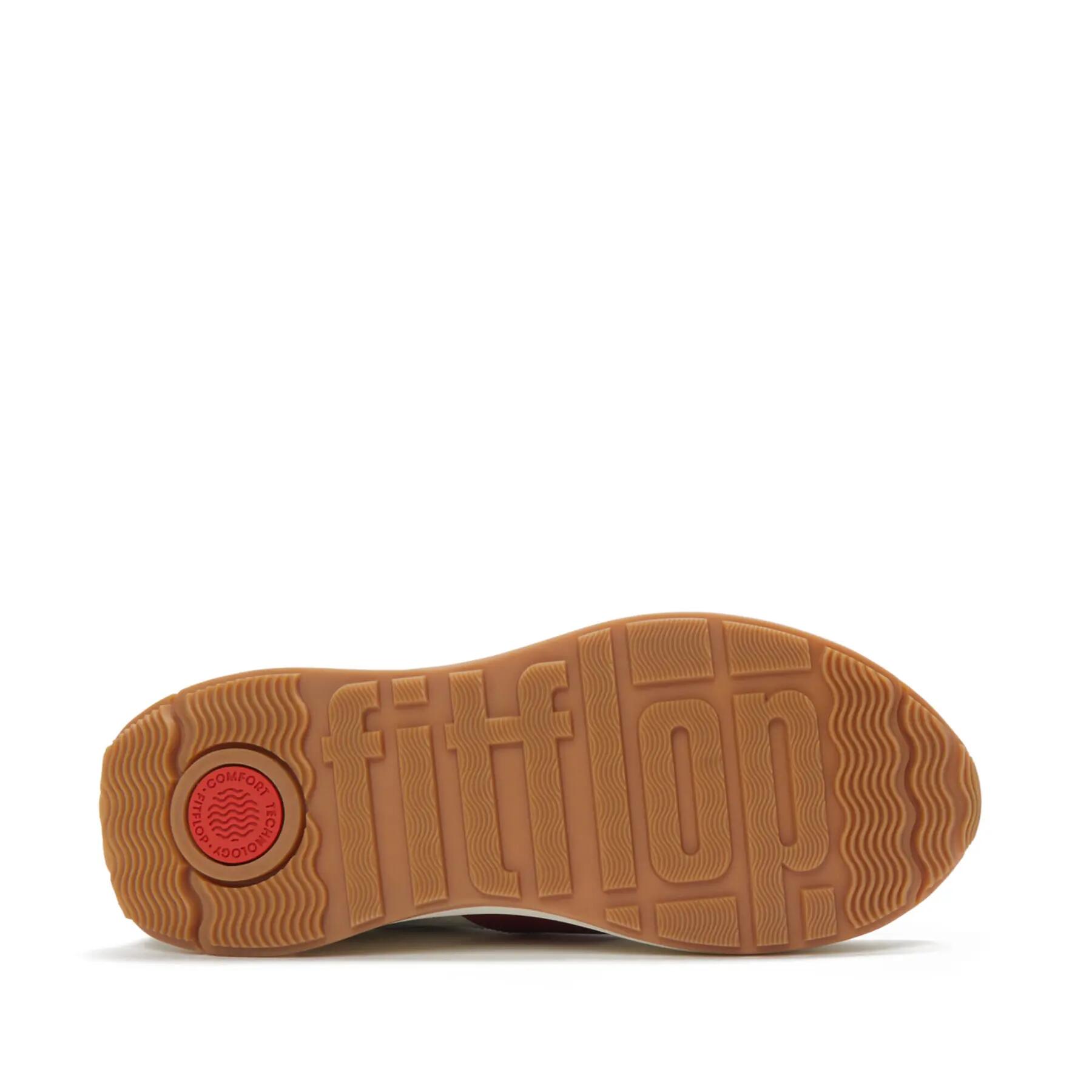 Baskets en cuir/daim femme FitFlop F-Mode Flow 5/7