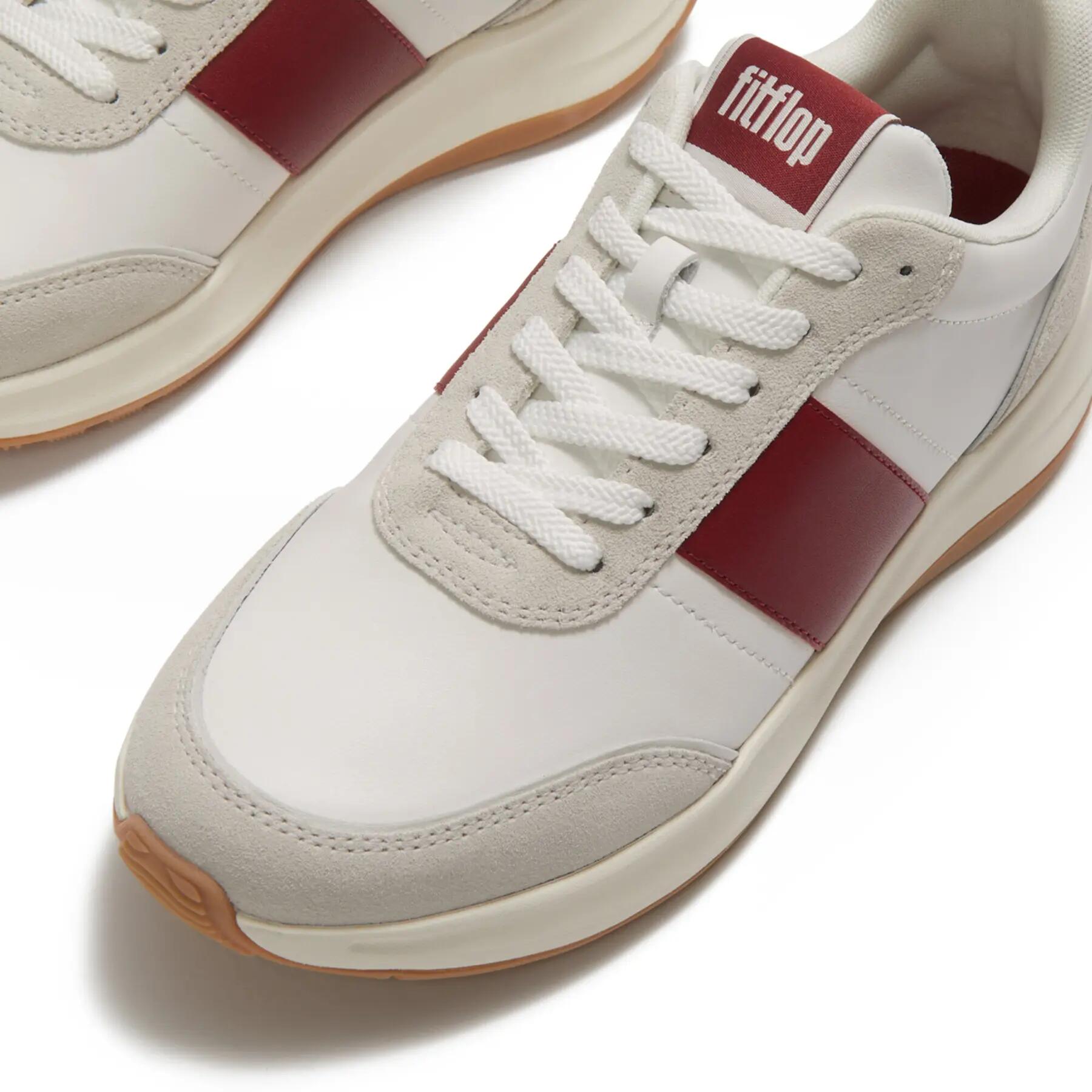 Baskets en cuir/daim femme FitFlop F-Mode Flow 4/7