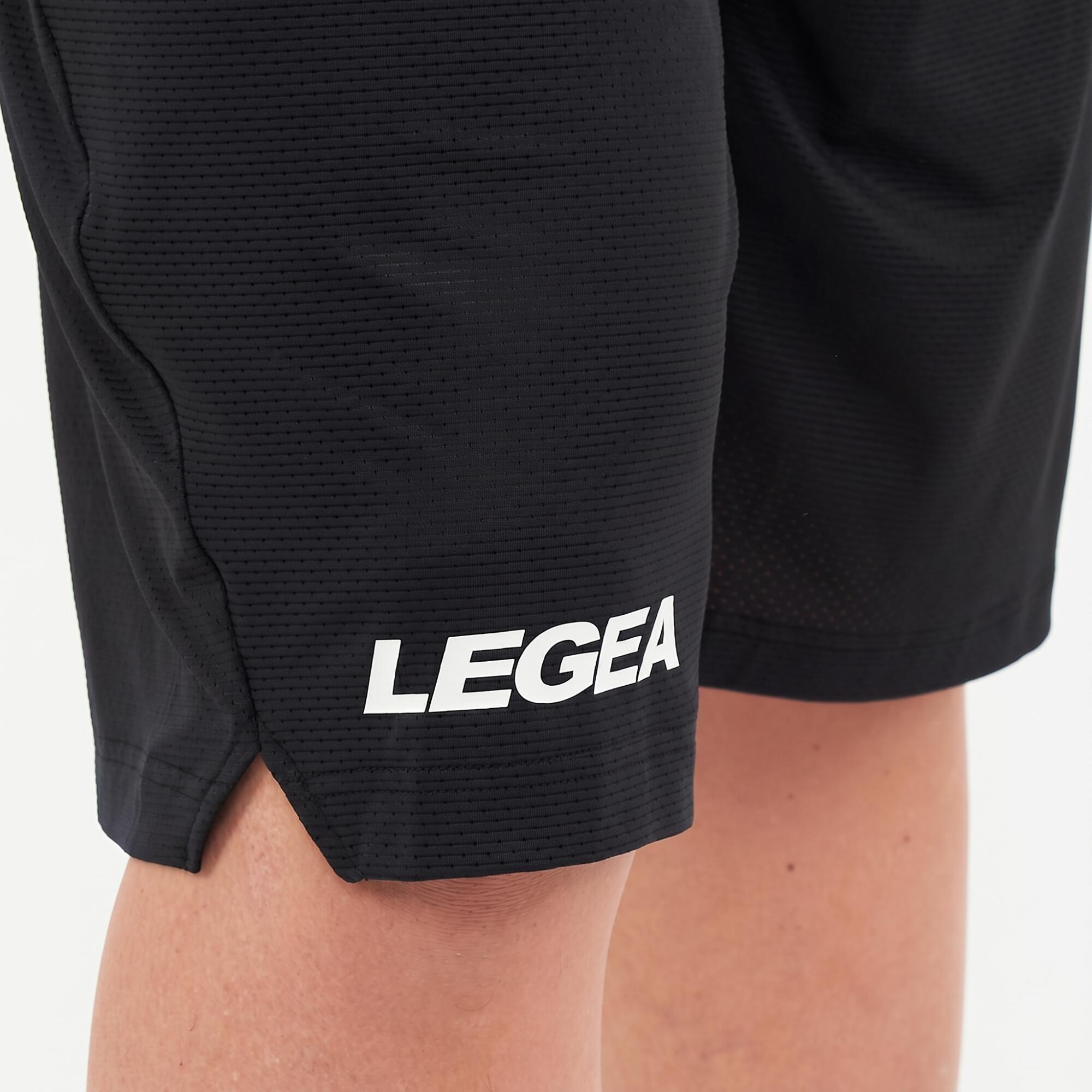 Pantaloncini da running Cleveland traspiranti nero 3/4