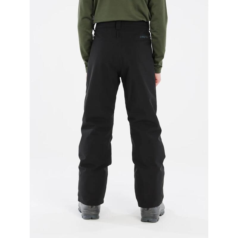 Pantaloni de schi Protest băieți, poliester negru